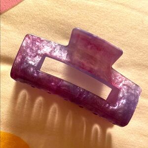 Sparkly Purple Hair Claw Clip